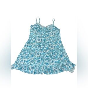 Studio Donatella Aqua Floral Nightgown‎